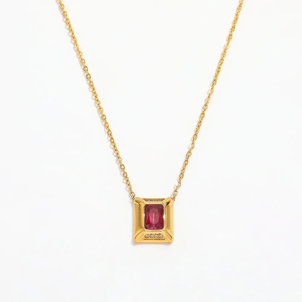 Becca Red Love Pendant Necklace
