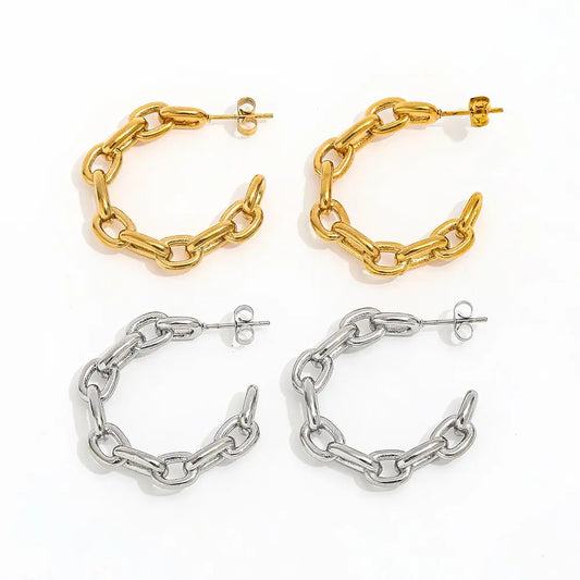 Jess Classic Chain Hoop