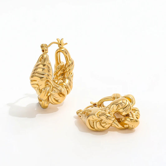 Kate Tangled Hoop Earrings