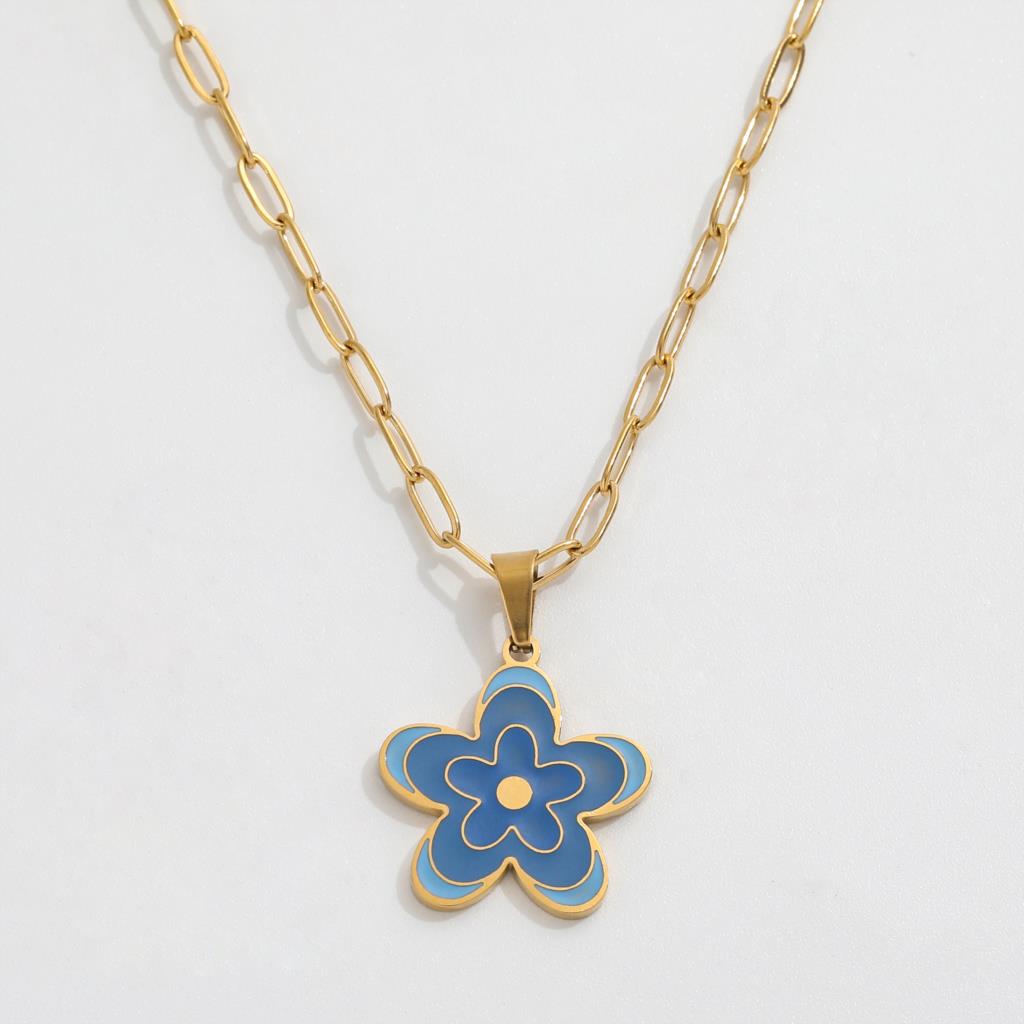 Melody Flower Pendant Necklace