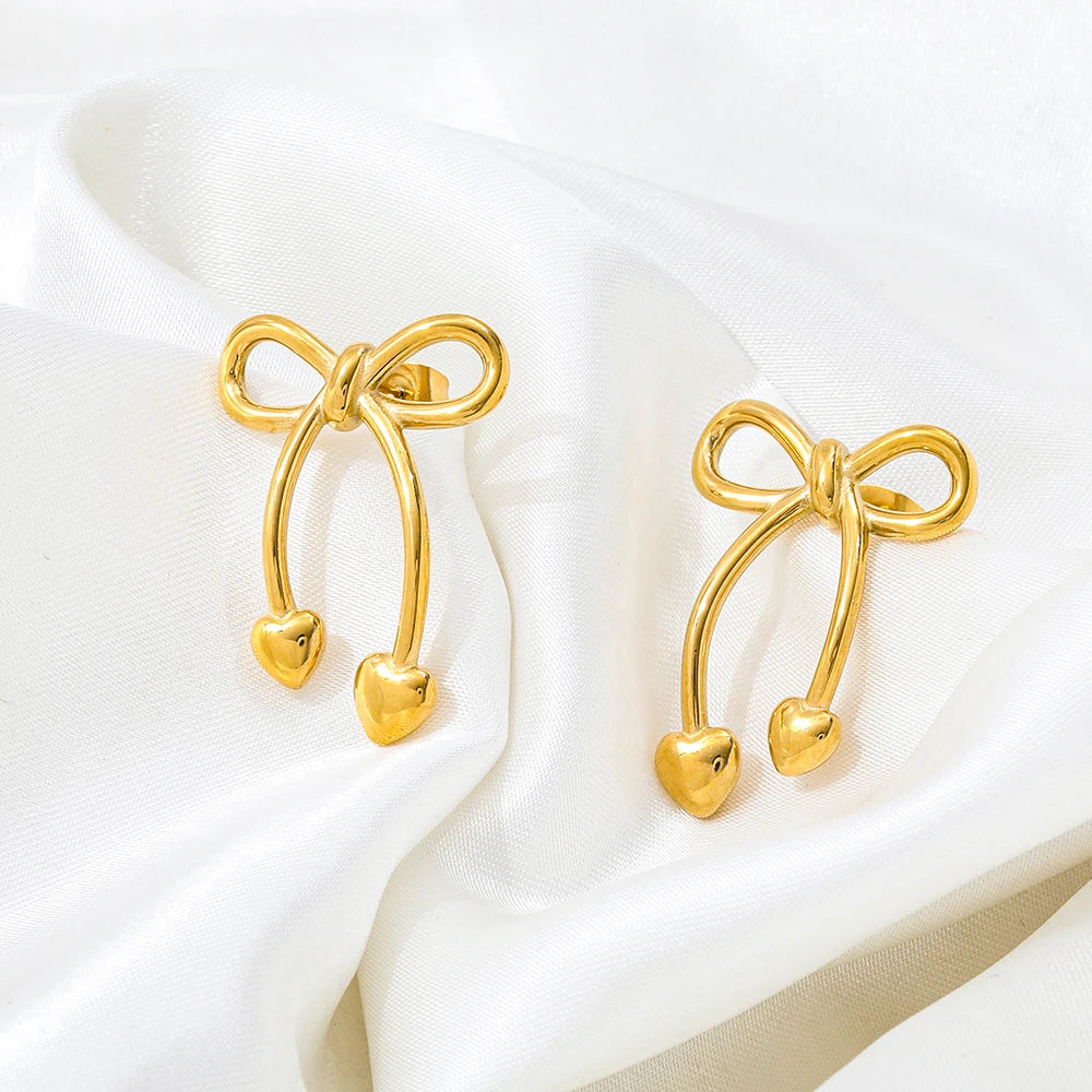 Davida Bow Stud Earrings