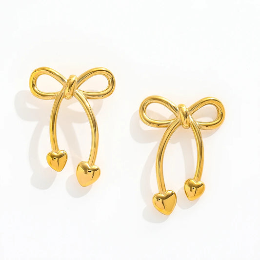 Davida Bow Stud Earrings