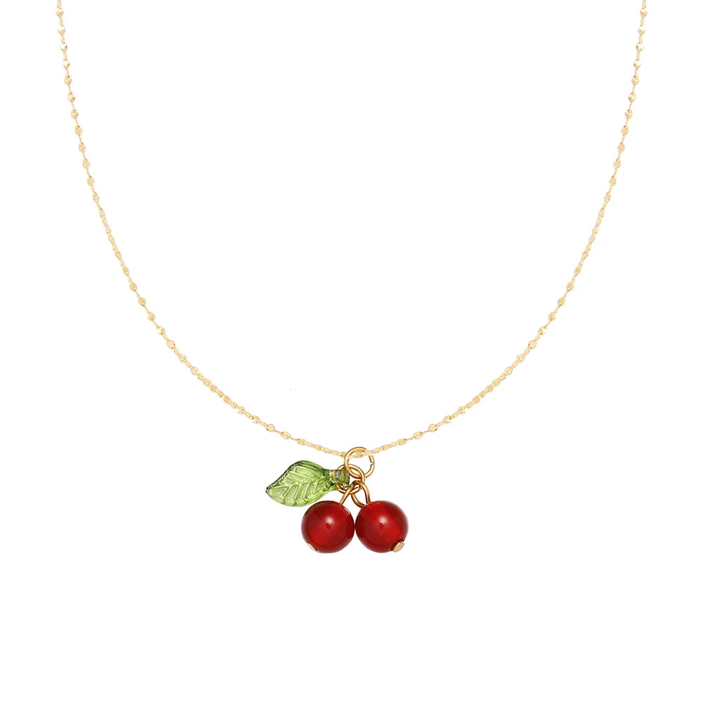 Vanessa Cherry Pendant Necklace