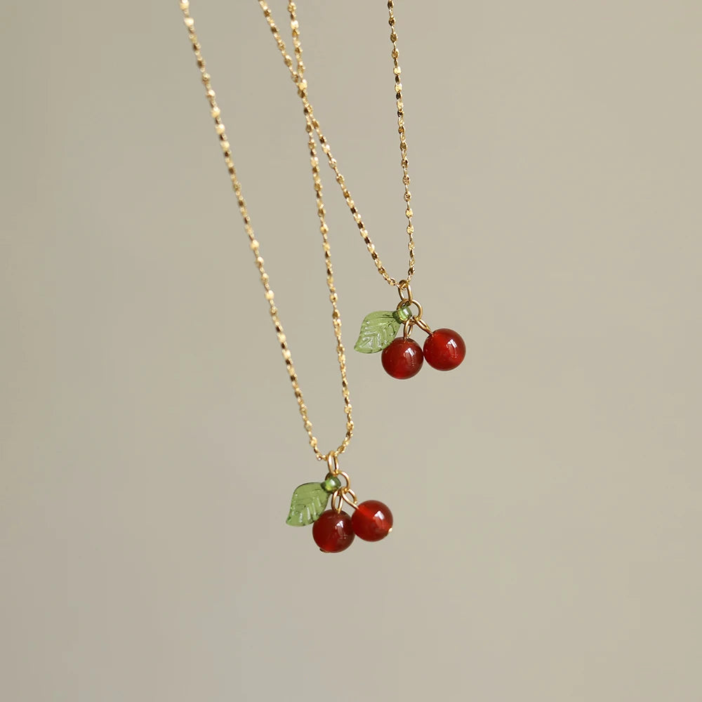 Vanessa Cherry Pendant Necklace