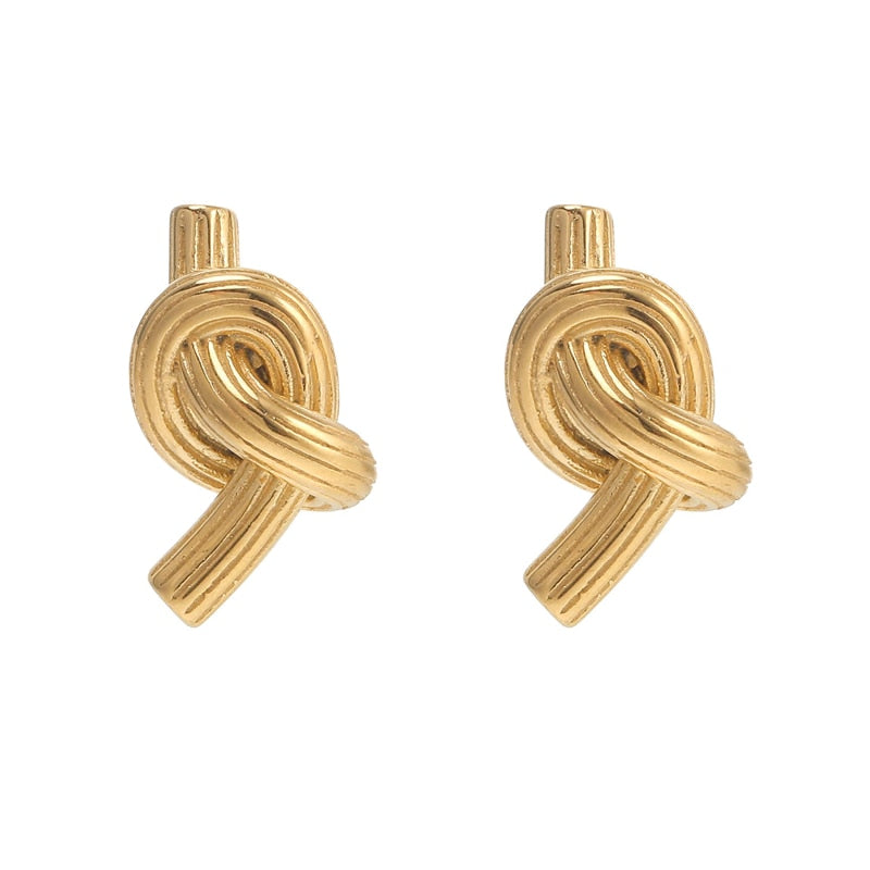 Mariana Knot Stud Earrings