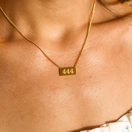 Numerology Inspired Pendant Necklace
